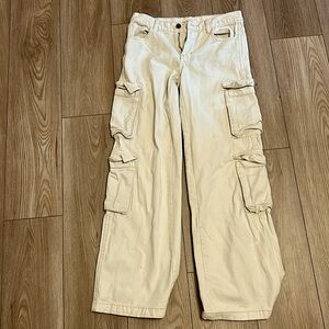 Beige PacSun 80’s Baggy Cargos